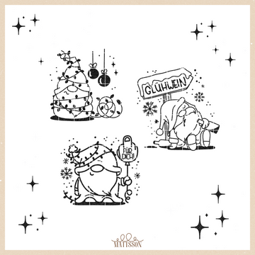 Plotterdatei Bundle - "Anti Weihnachtswichtel" - Ella Mattsson©