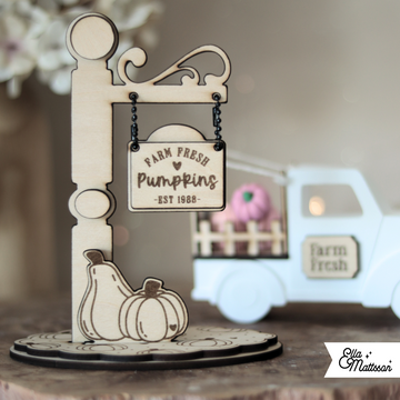Lasercut Datei - Süßer Herbst Aufsteller