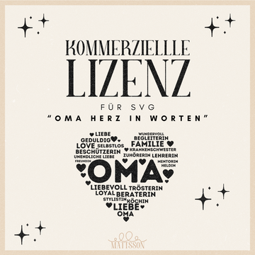 Kommerzielle Lizenz für "Mama Herz aus Worten" - Ella Mattsson©