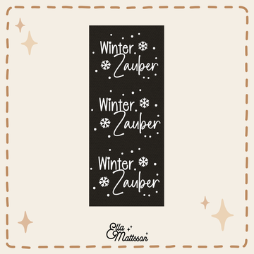 Rub On Sticker - 3x "Winterzauber"