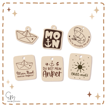 Laser / Plotterdatei - Maritime Anhänger für Deko und Geschenke