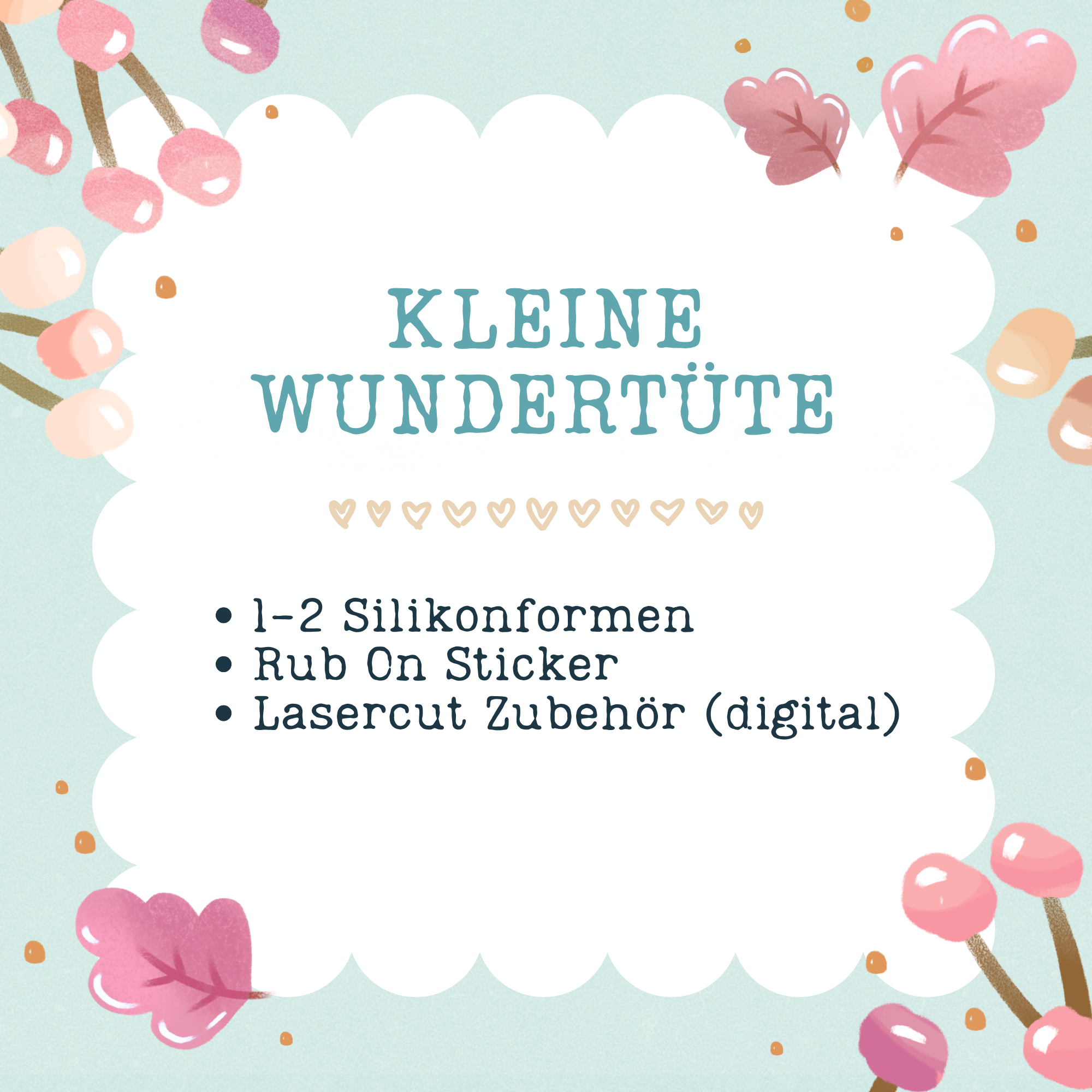[Vorverkauf] Silikonformen Wundertüte Herbst & Hygge - Verschiedene Variationen wählbar