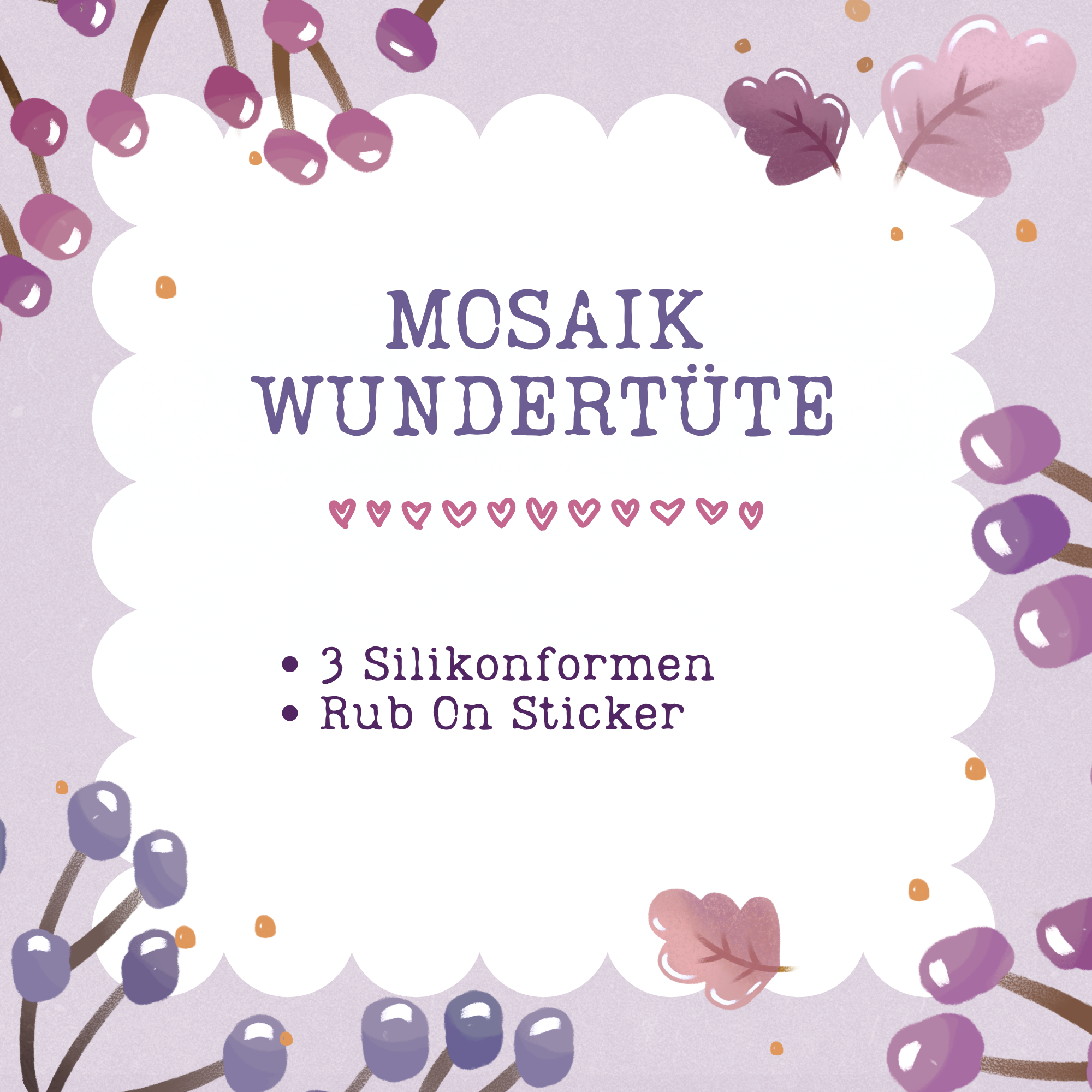 [Vorverkauf] Silikonformen Wundertüte Herbst & Hygge - Verschiedene Variationen wählbar