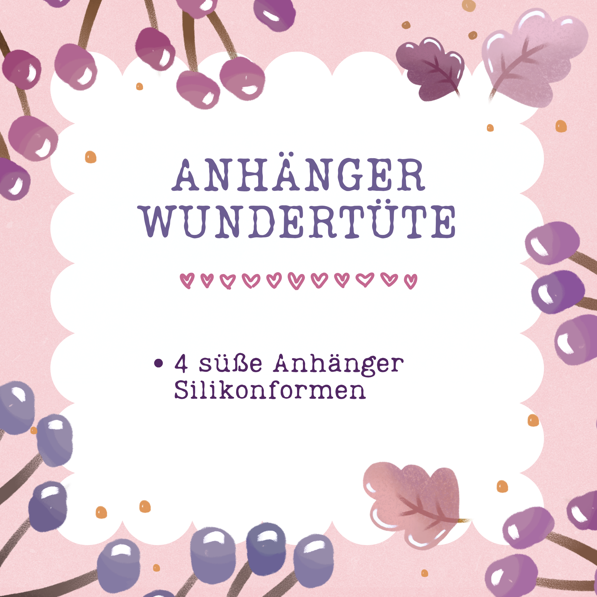 [Vorverkauf] Silikonformen Wundertüte Herbst & Hygge - Verschiedene Variationen wählbar