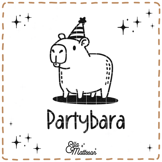 Plotterdatei - "Partybara" Ella Mattsson