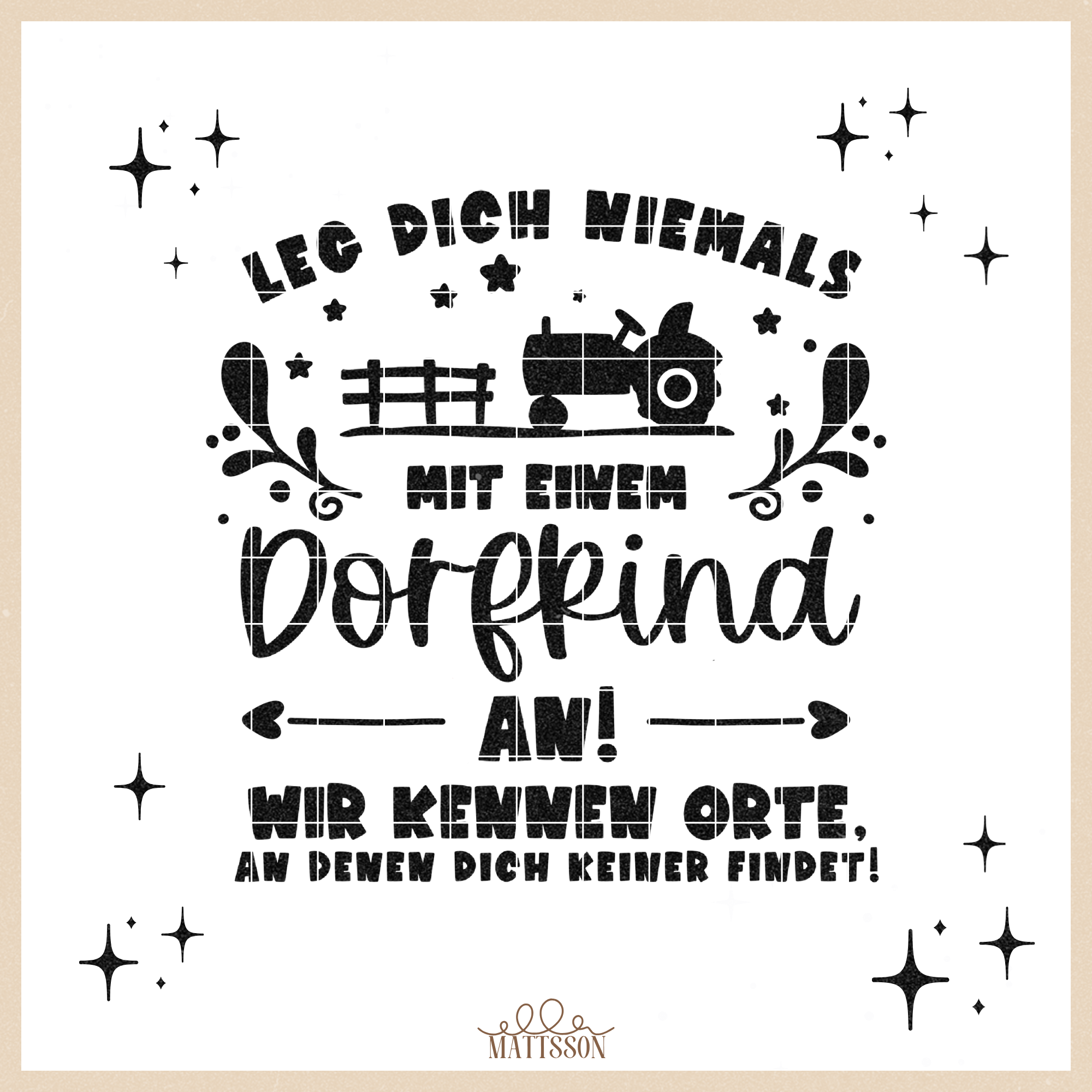 Plotterdatei Bundle - "Dorfliebe No 1."