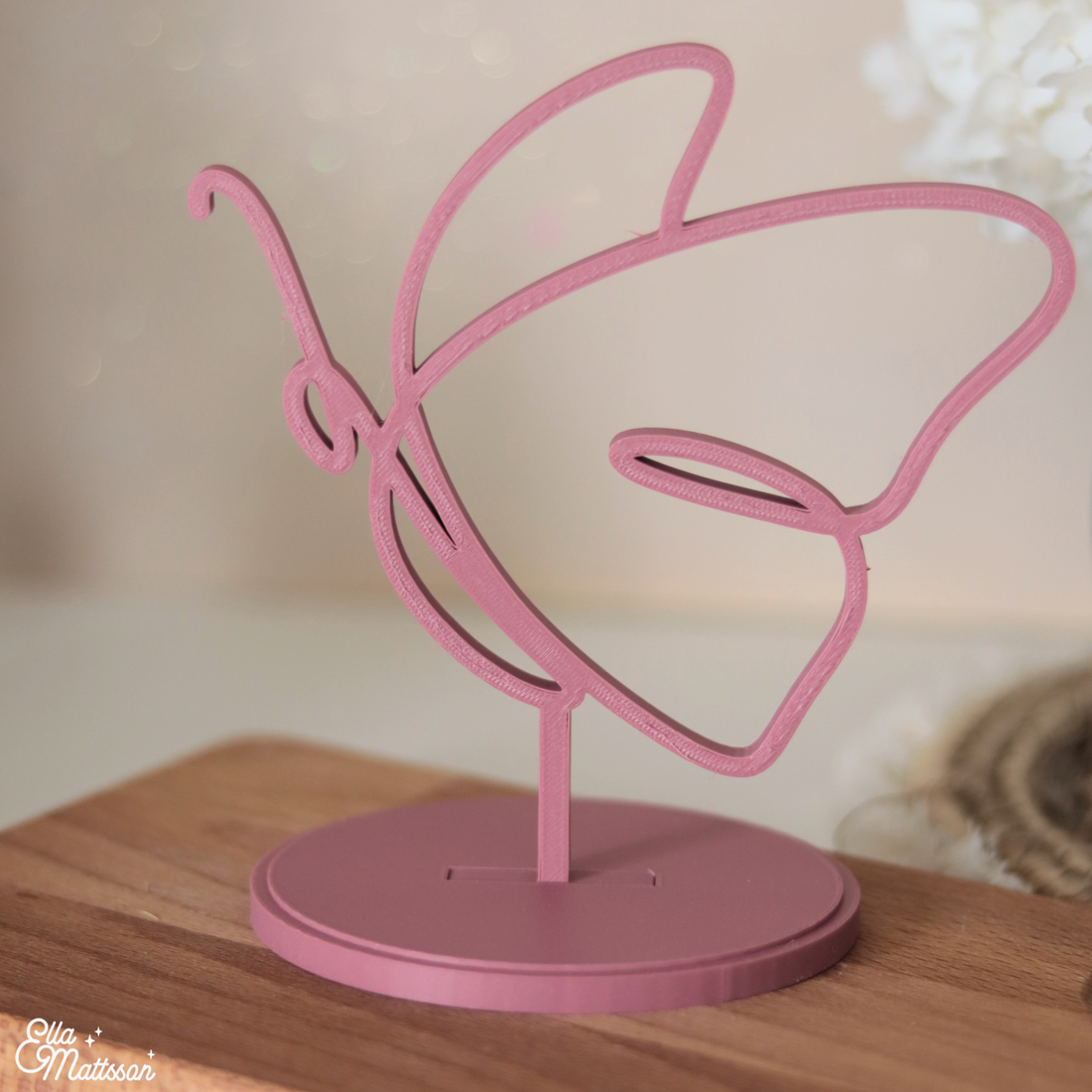 3D Druck Datei (STL) - Schmetterling Aufsteller "Papélou"