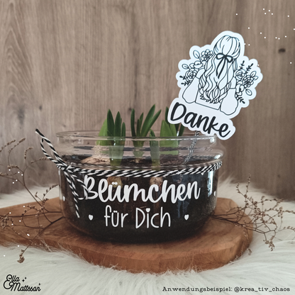 Plotterdatei Bundle - "Blumenmädchen"