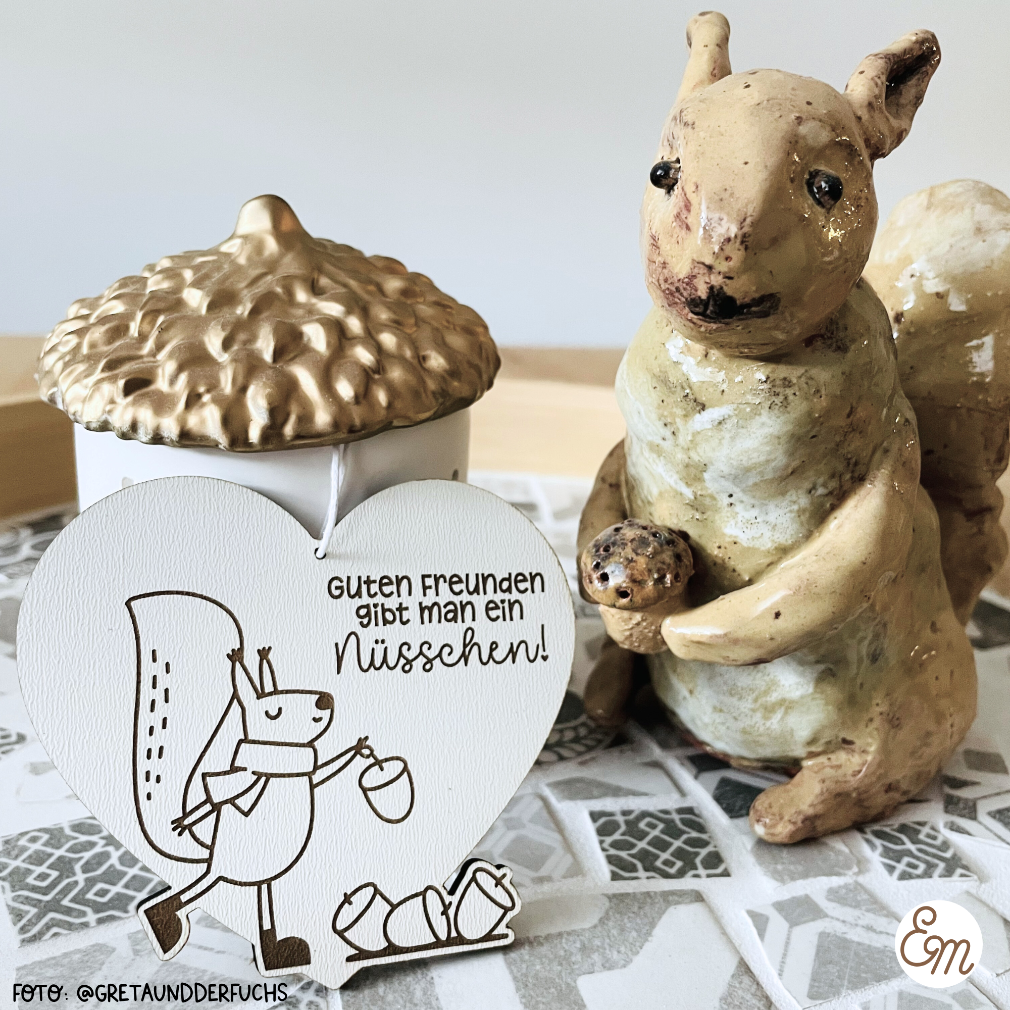 Plotterdatei Bundle - "I´m nuts about you!" süße Eichhörnchen und Nüsse