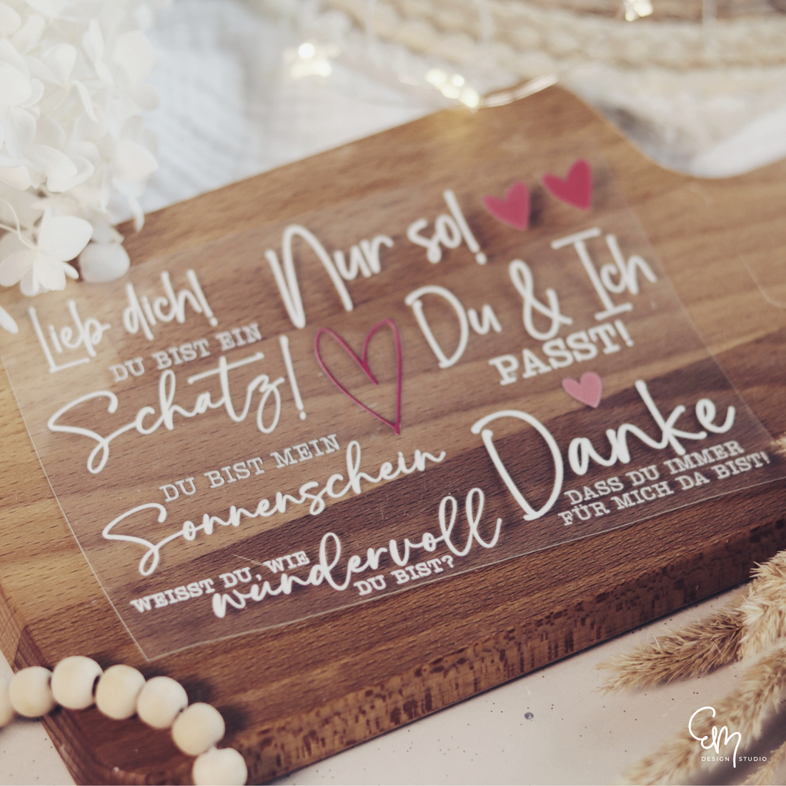 Rub On Sticker - Din A6 - "Ein Kompliment"