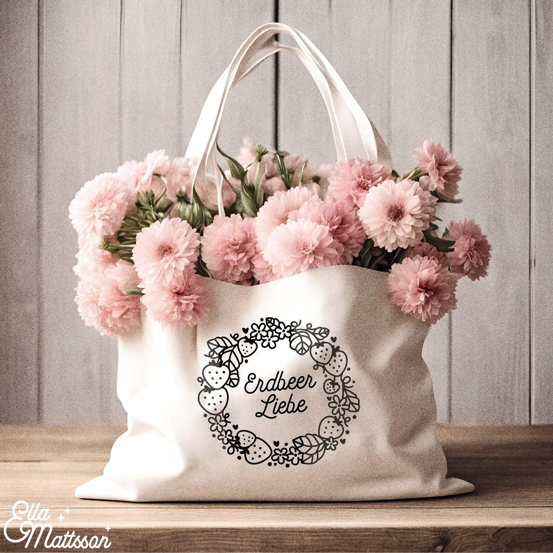 Plotterdatei Bundle - "Erdbeer Liebe" - Ella Mattsson©