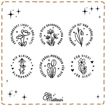 Plotterdatei Bundle- "Frühlingsgruß von Ella Mattsson" - Ella Mattsson©