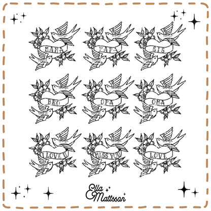 Plotterdatei Bundle - "Old School Tattoos"