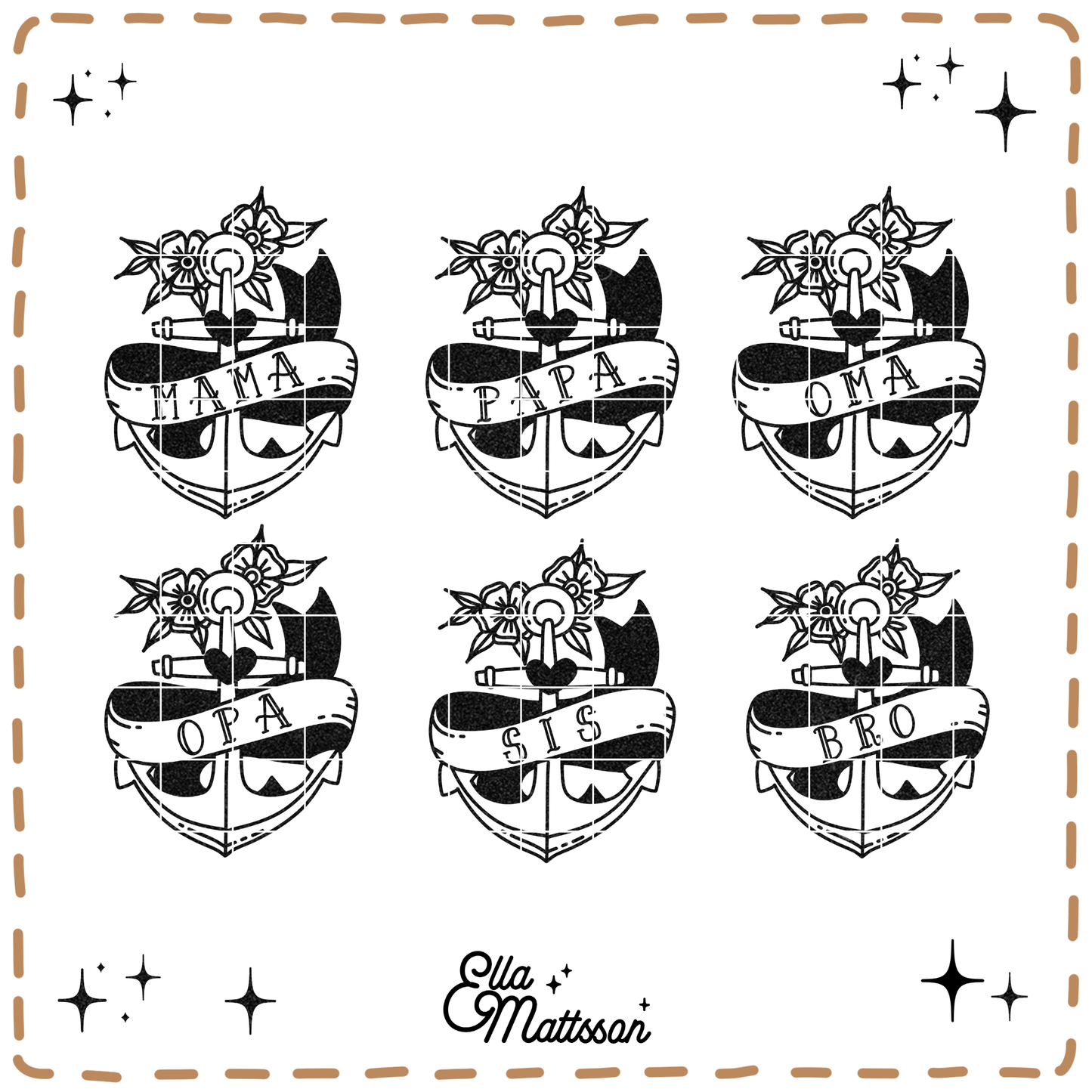 Plotterdatei Bundle - "Old School Tattoos"