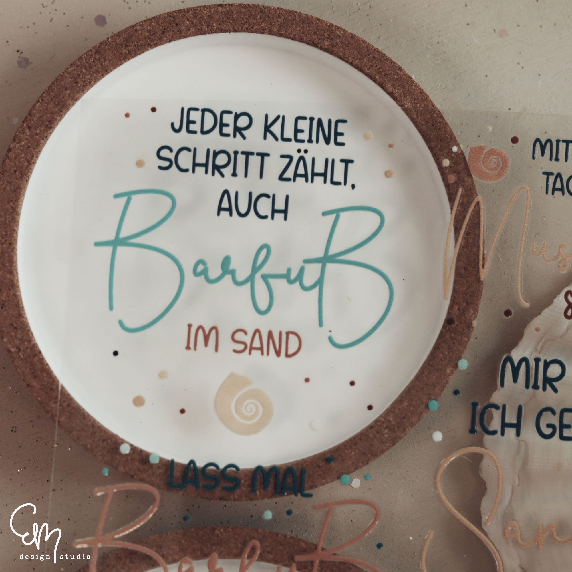 Rub On Sticker "Sprüche vom Strand" DIN A5