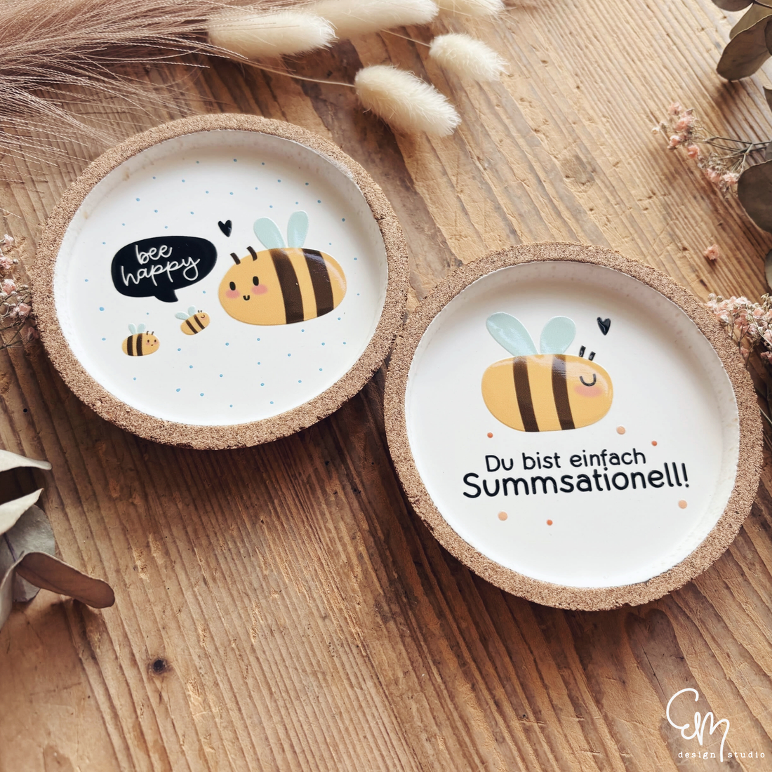 Rub on Sticker "Süße Bienchen" - Auswahl zwischen DIN A5 & DIN A6