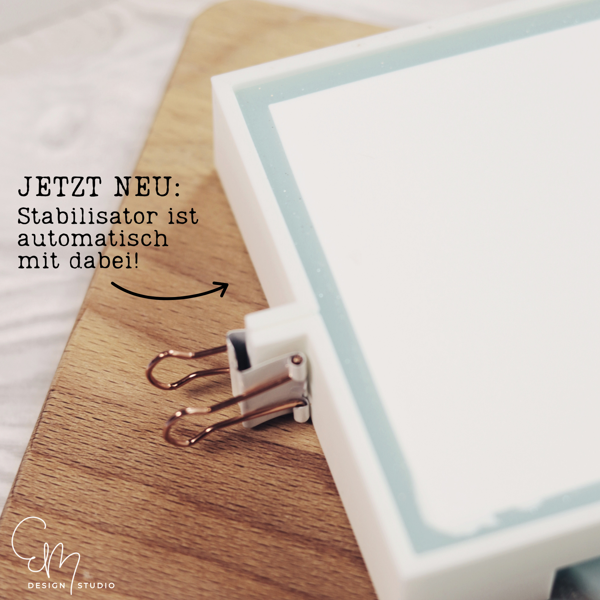 [NEU] Silikonform Teelicht Schatulle 4er - für 4 Teelichte oder andere kleine Gegenstände (inkl. Stabilisator)