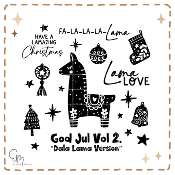 Plotterdatei Bundle "God Jul Vol 2. - Dala Lama Version"