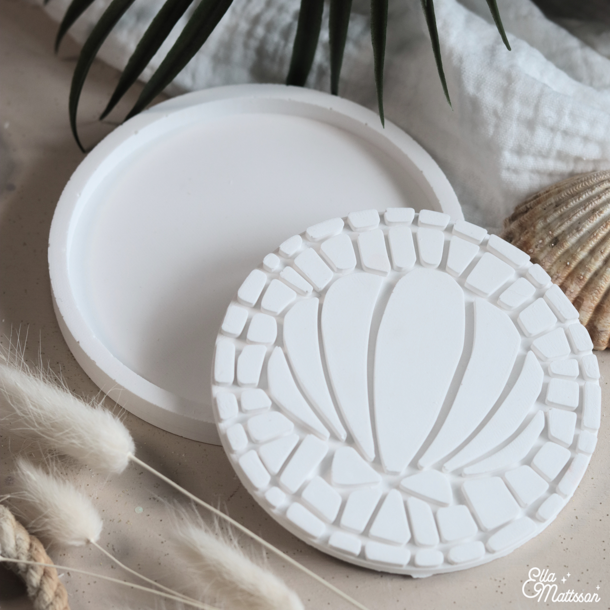 Silikonform - Mosaik Tablett S - "Shelly"