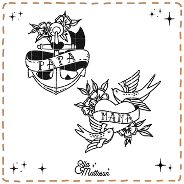 Plotterdatei Bundle - "Old School Tattoos"