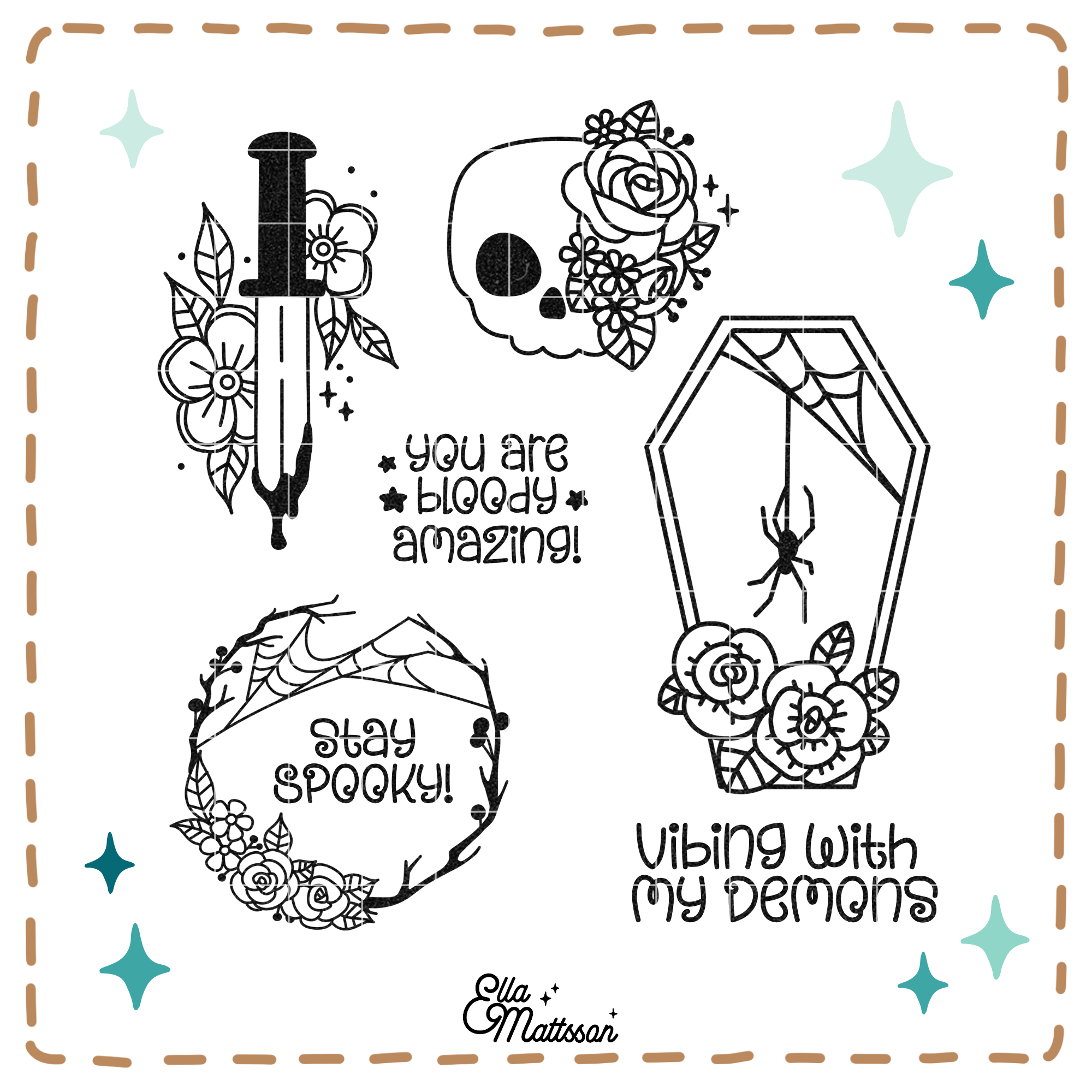 Plotterdatei Bundle - "Stay spooky"