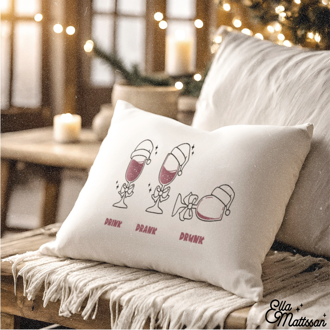Plotterdatei - "drink, dank, drunk Weihnachtsedition" - Ella Mattsson