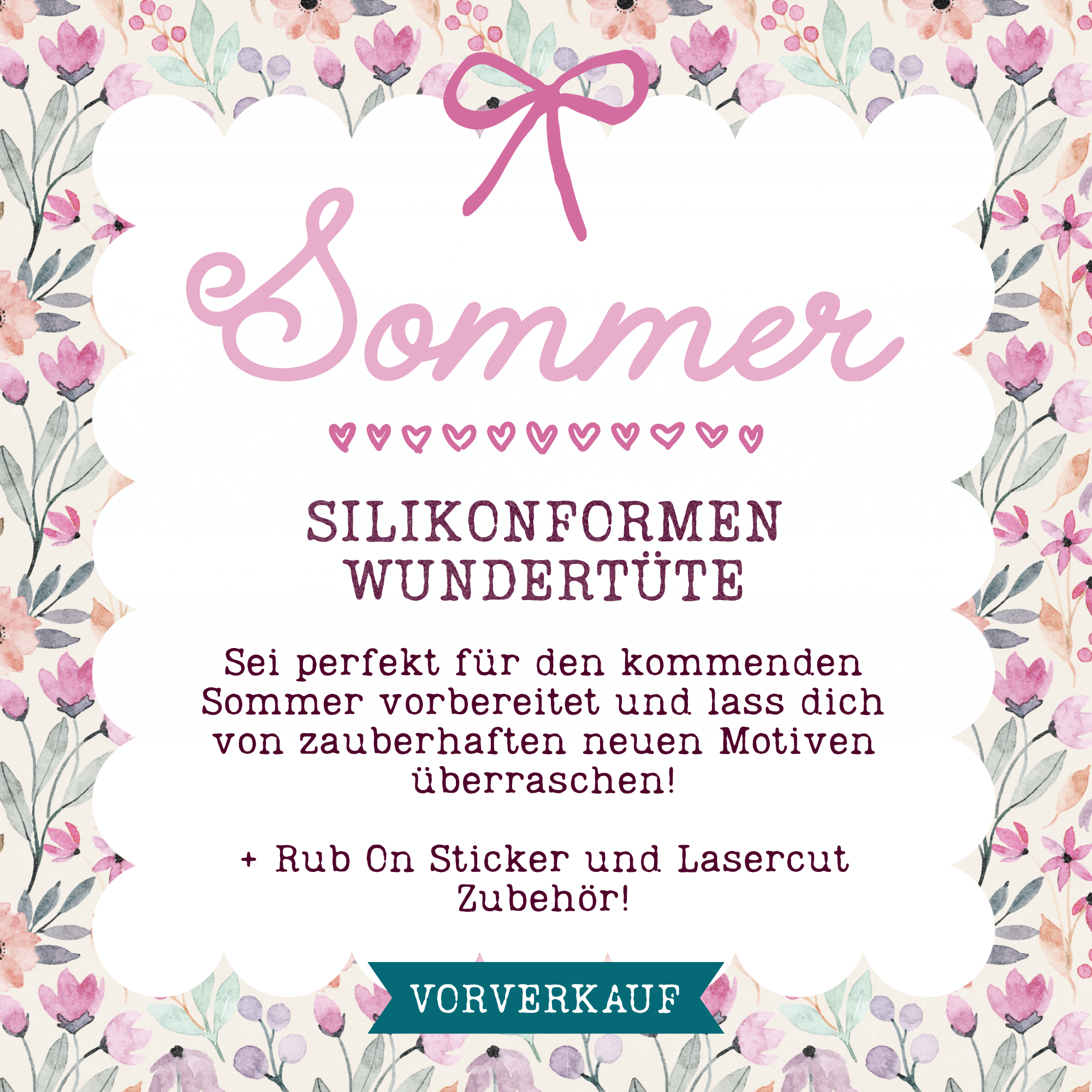 [Vorverkauf] Silikonformen Wundertüte Sommer & Maritimes - Verschiedene Variationen wählbar