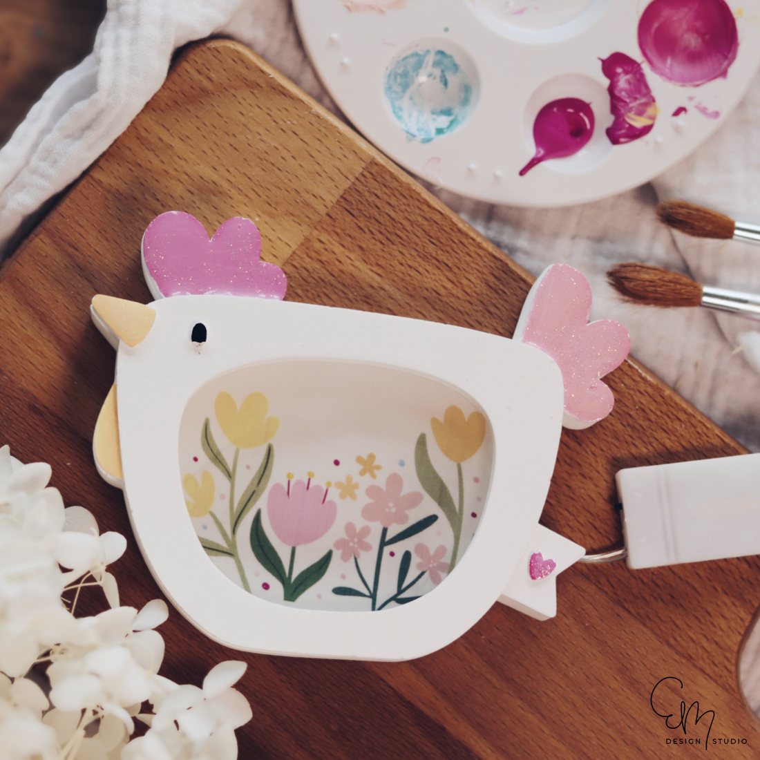 Druckvorlage - Druckvorlage für Silikonformen Inlays "Henny Bloom"