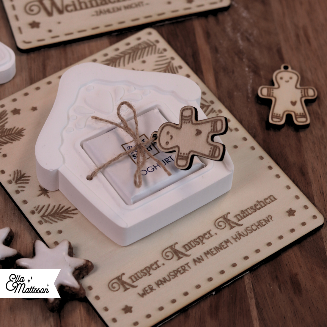 Silikonform - "Zuckerhäuschen" (Mit Gratis Lasercut Dateien)