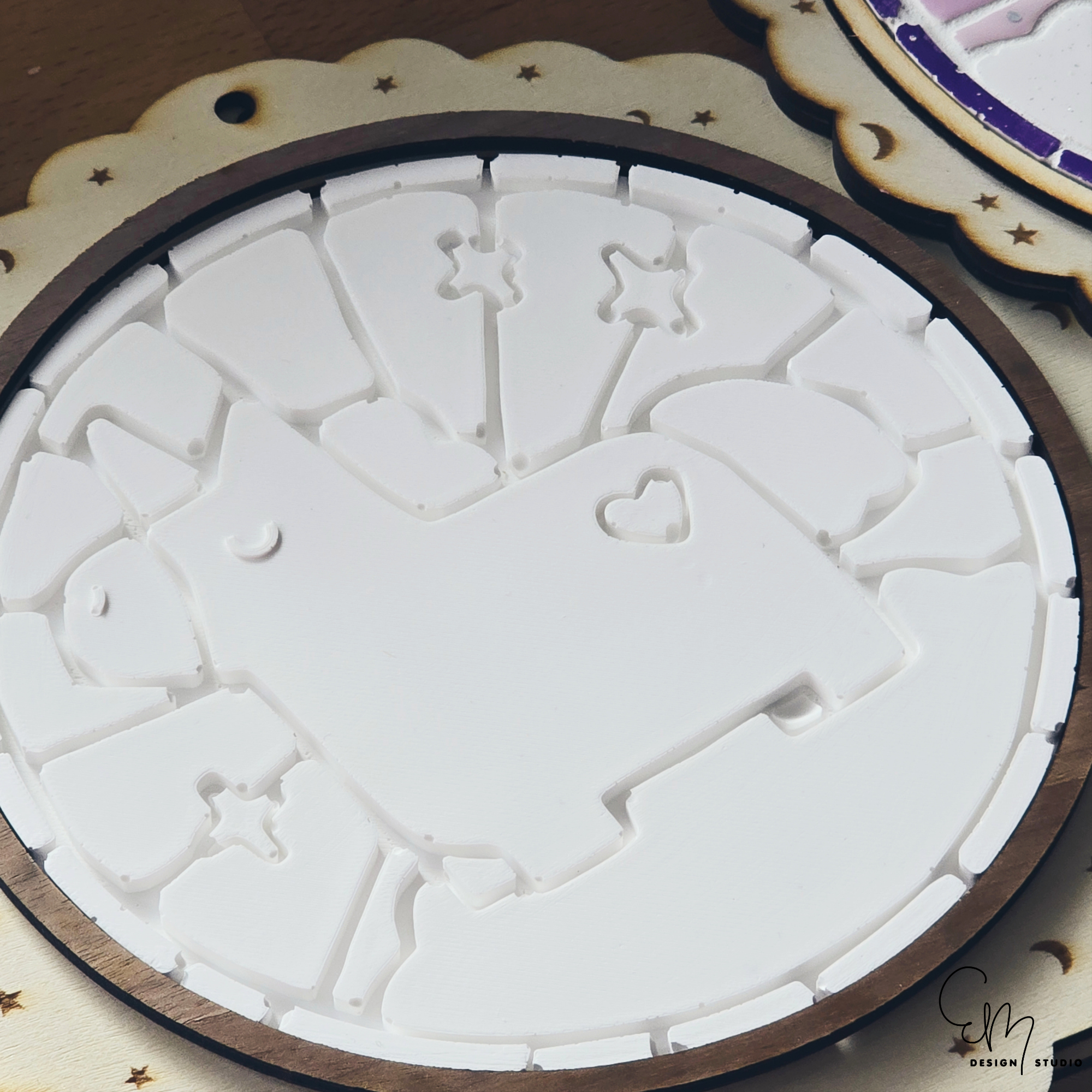 Silikonform Mosaik Tablett M - Einhorn "Einhörnchen"