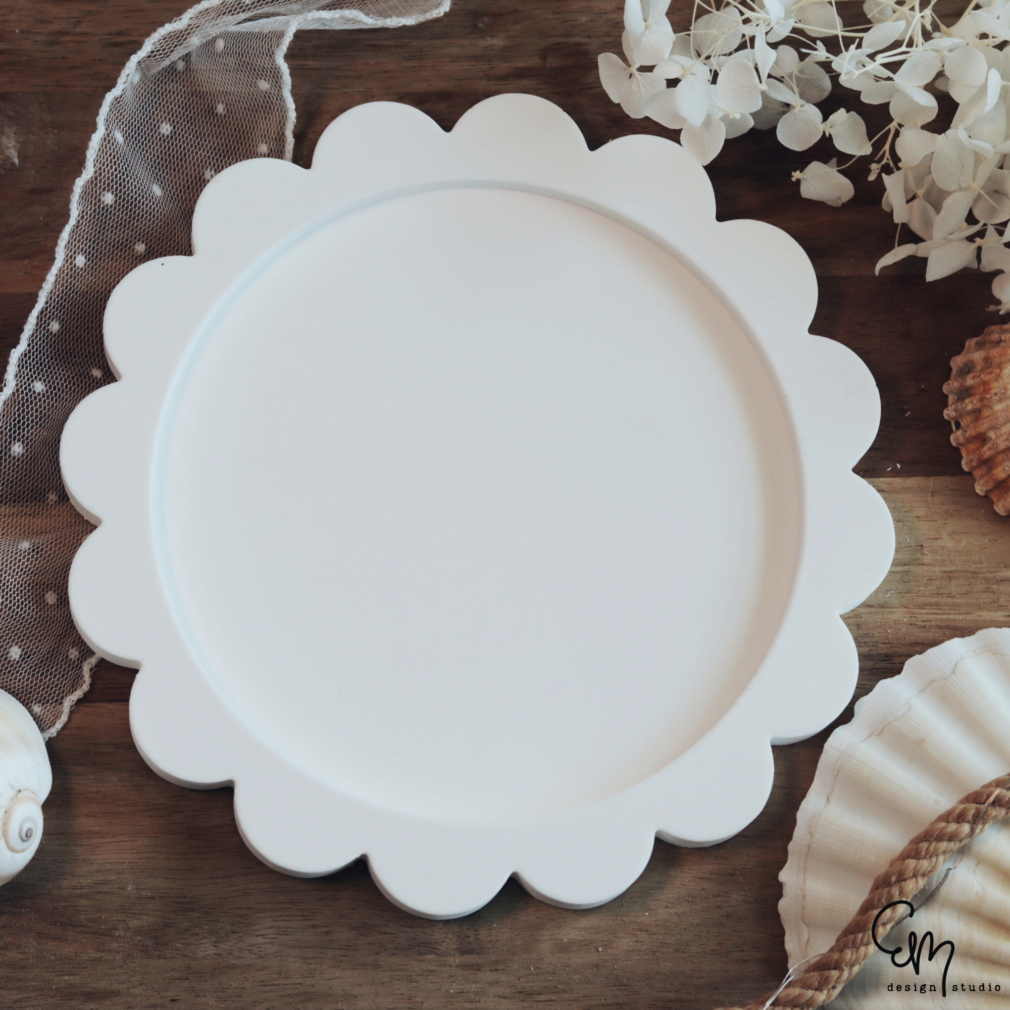 Silikonform Scallop Tray - kompatibel mit Mosaikformen | verschiedene Größen erhältlich