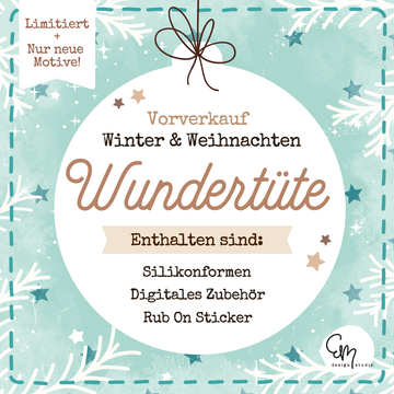 Silikonformen Wundertüte - "Winter und Weihnachten" verschiedene Optionen zu Auswahl