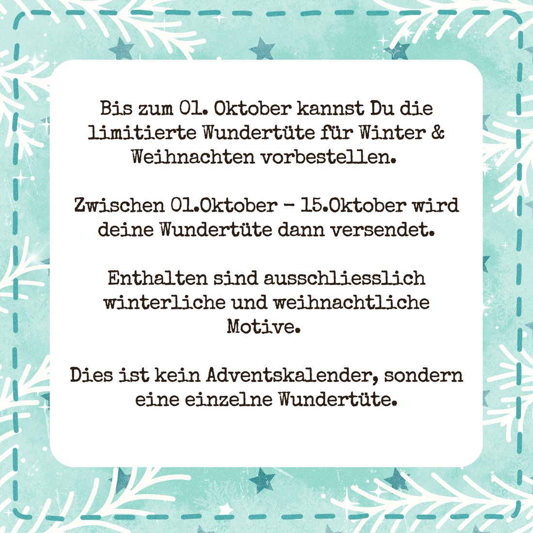 Silikonformen Wundertüte - "Winter und Weihnachten" verschiedene Optionen zu Auswahl