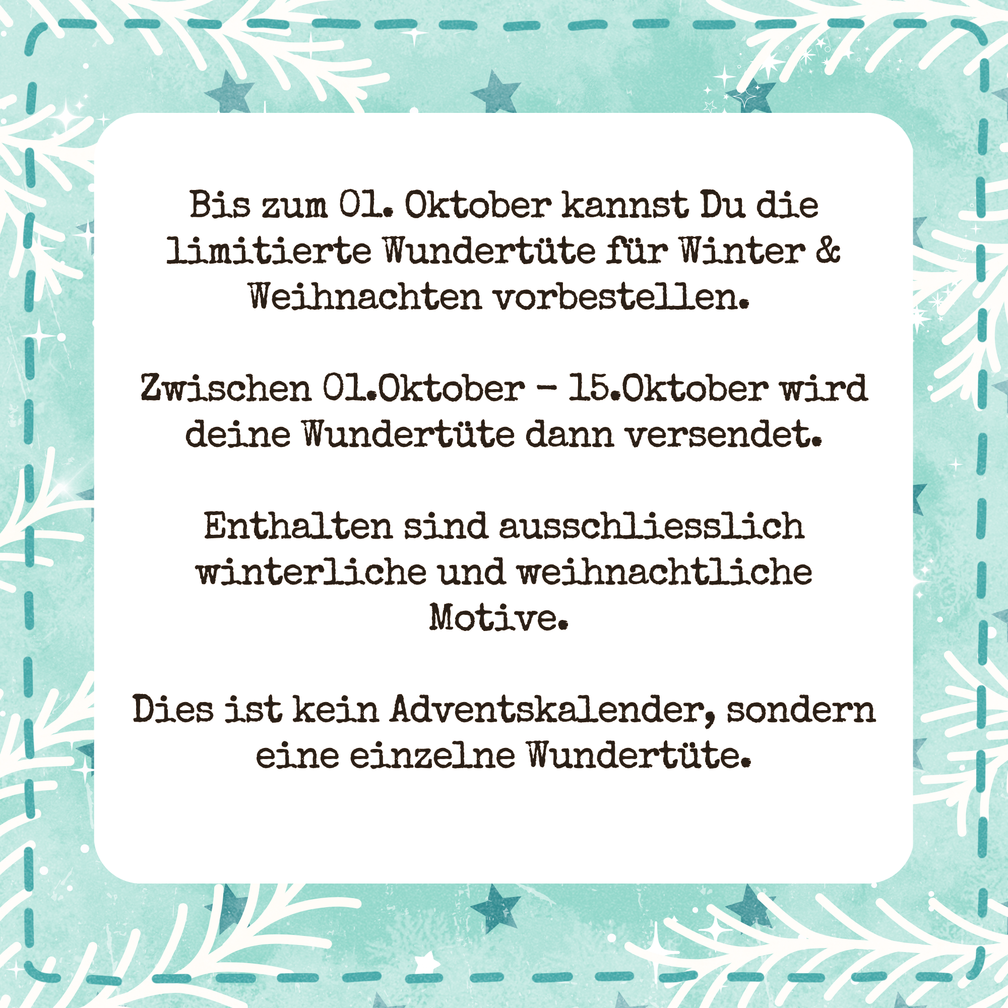 Silikonformen Wundertüte - "Winter und Weihnachten" verschiedene Optionen zu Auswahl