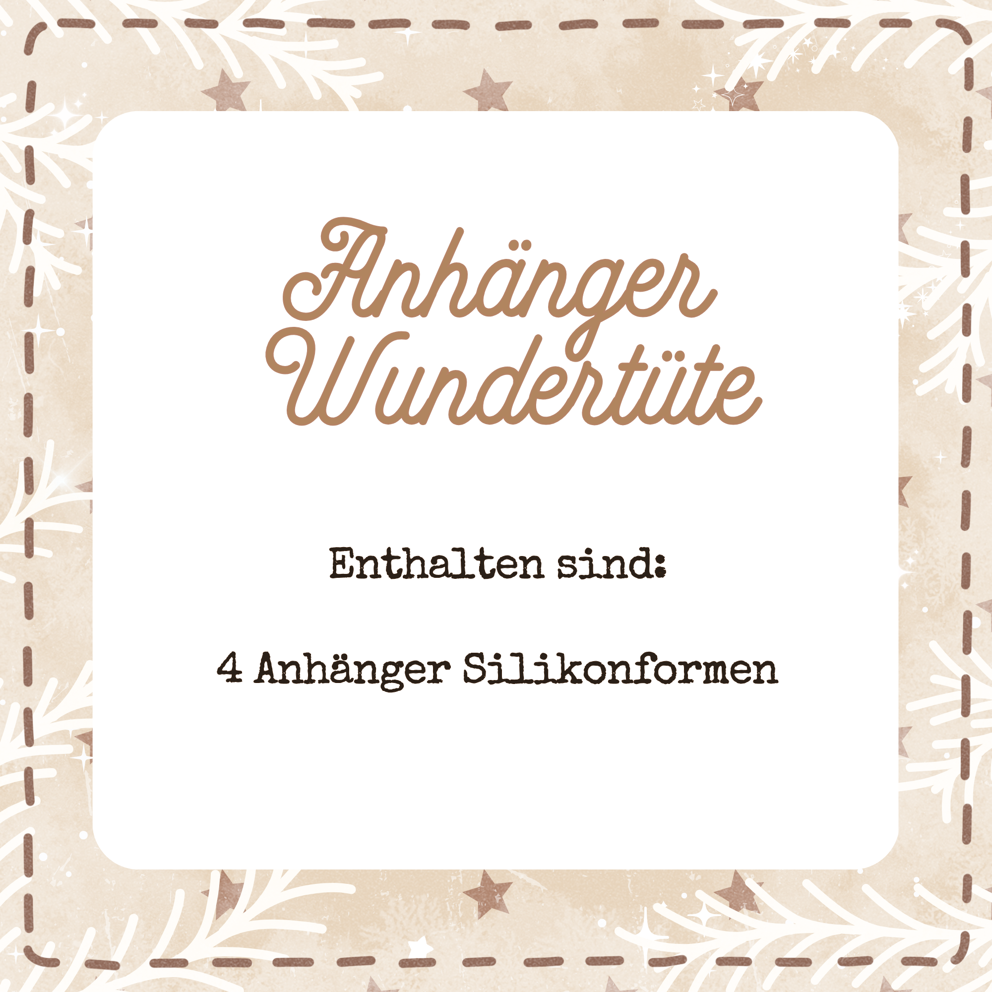 Silikonformen Wundertüte - "Winter und Weihnachten" verschiedene Optionen zu Auswahl