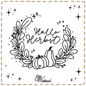 Plotterdatei - "Herbstkranz" - Ella Mattsson©