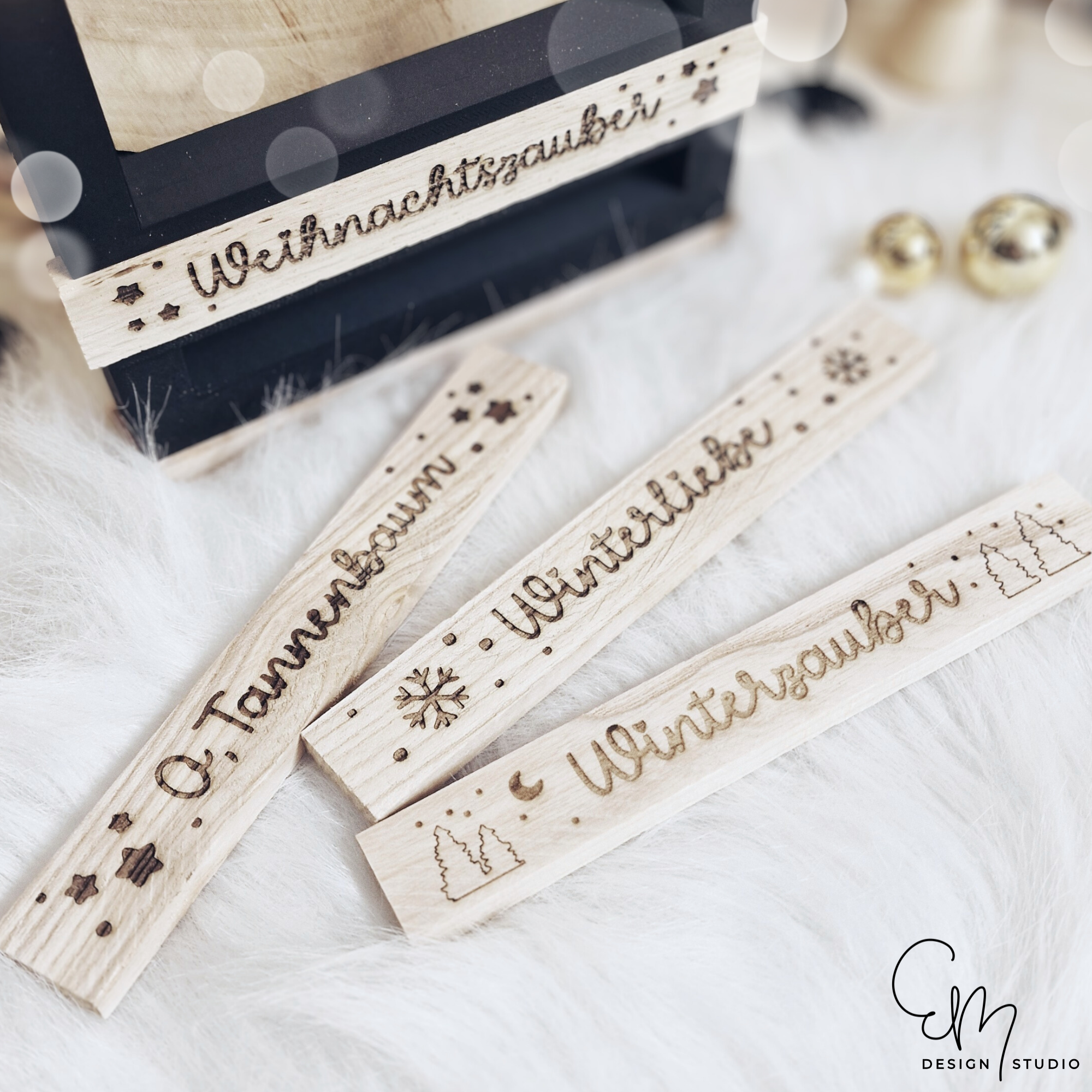 Lasercut datei für Klötzchen - Winter, Winter