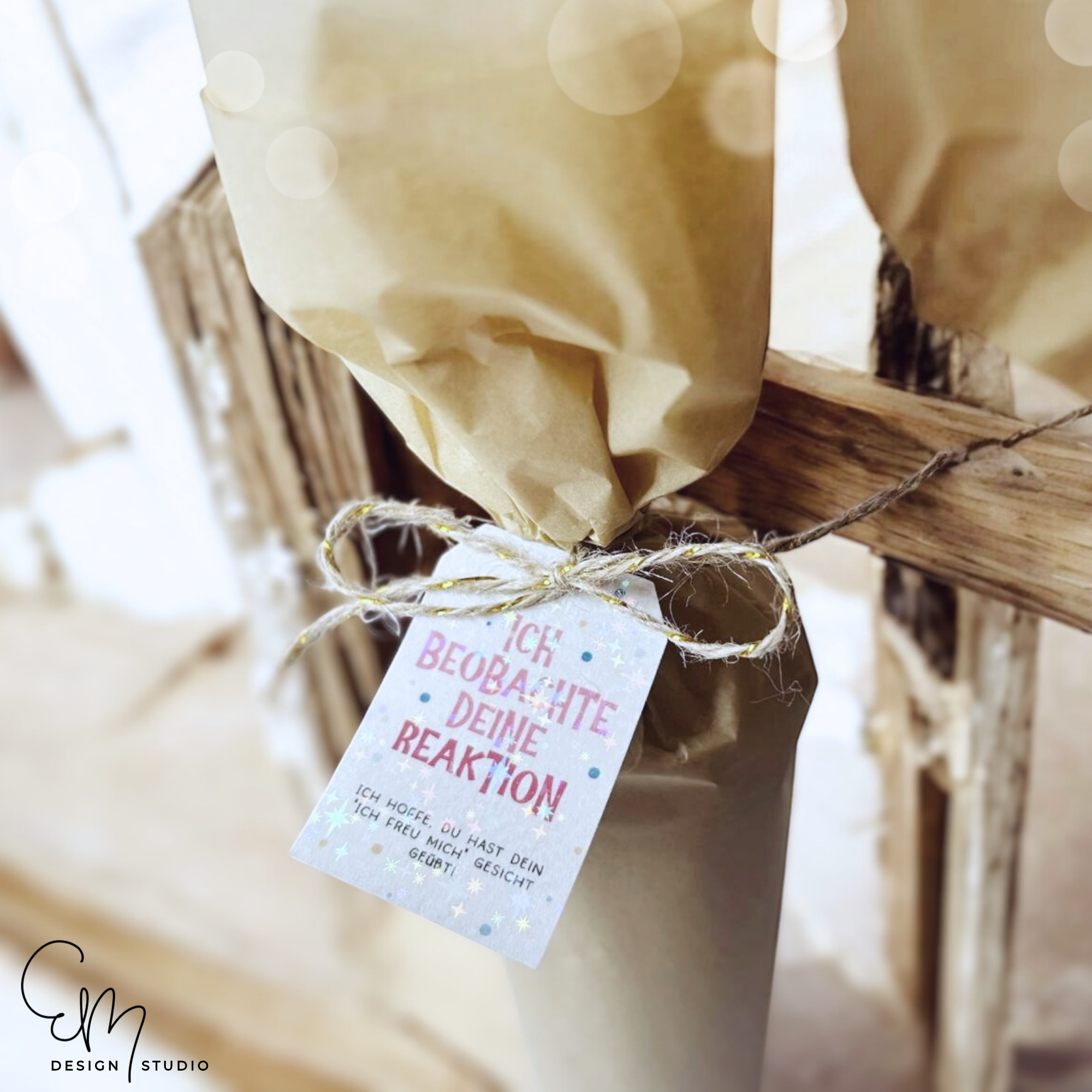 Lasercut + Print & Cut - lustige Geschenkanhänger