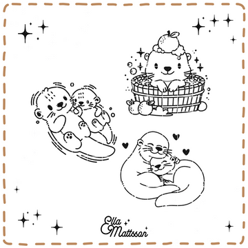 Plotterdatei Bundle - "Otterliebe" Ella Mattsson©