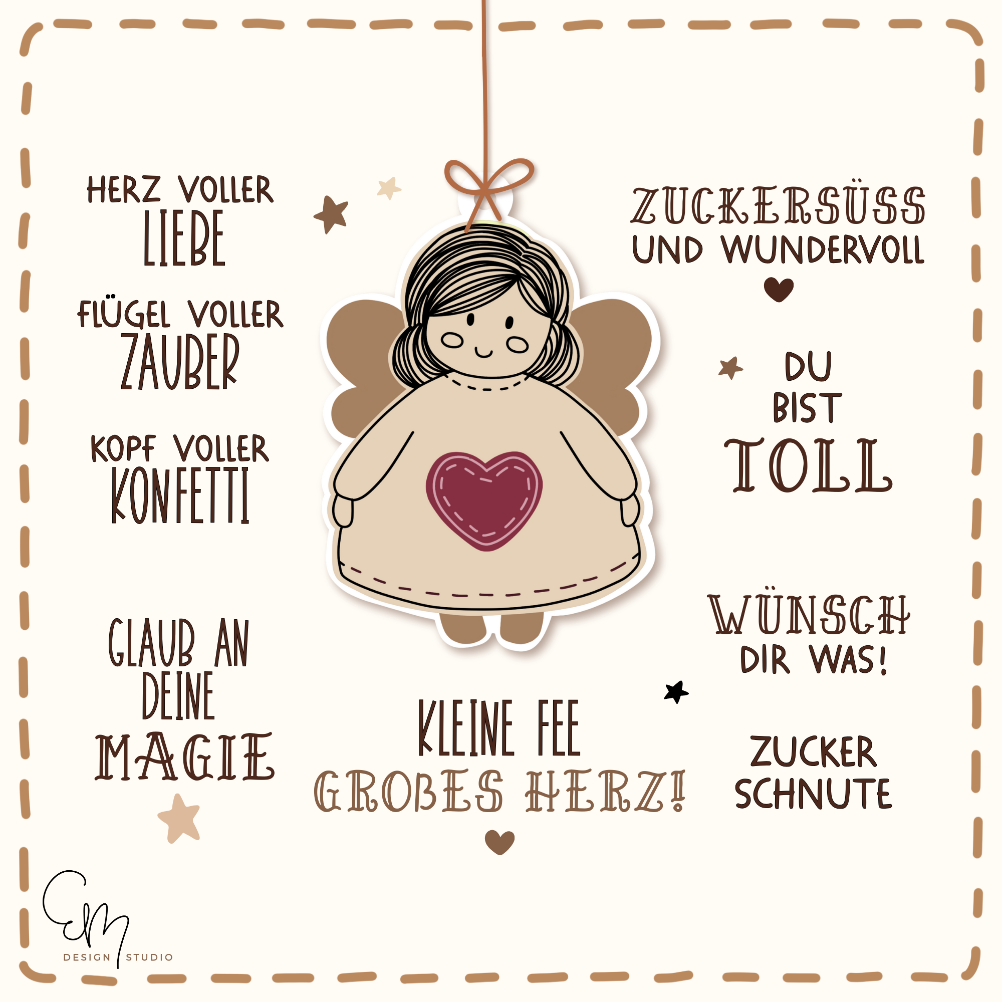 Plotter / Lasercut Datei - Zuckersüße Pummelfee