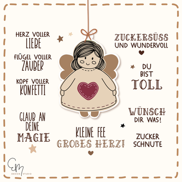 Plotter / Lasercut Datei - Zuckersüße Pummelfee