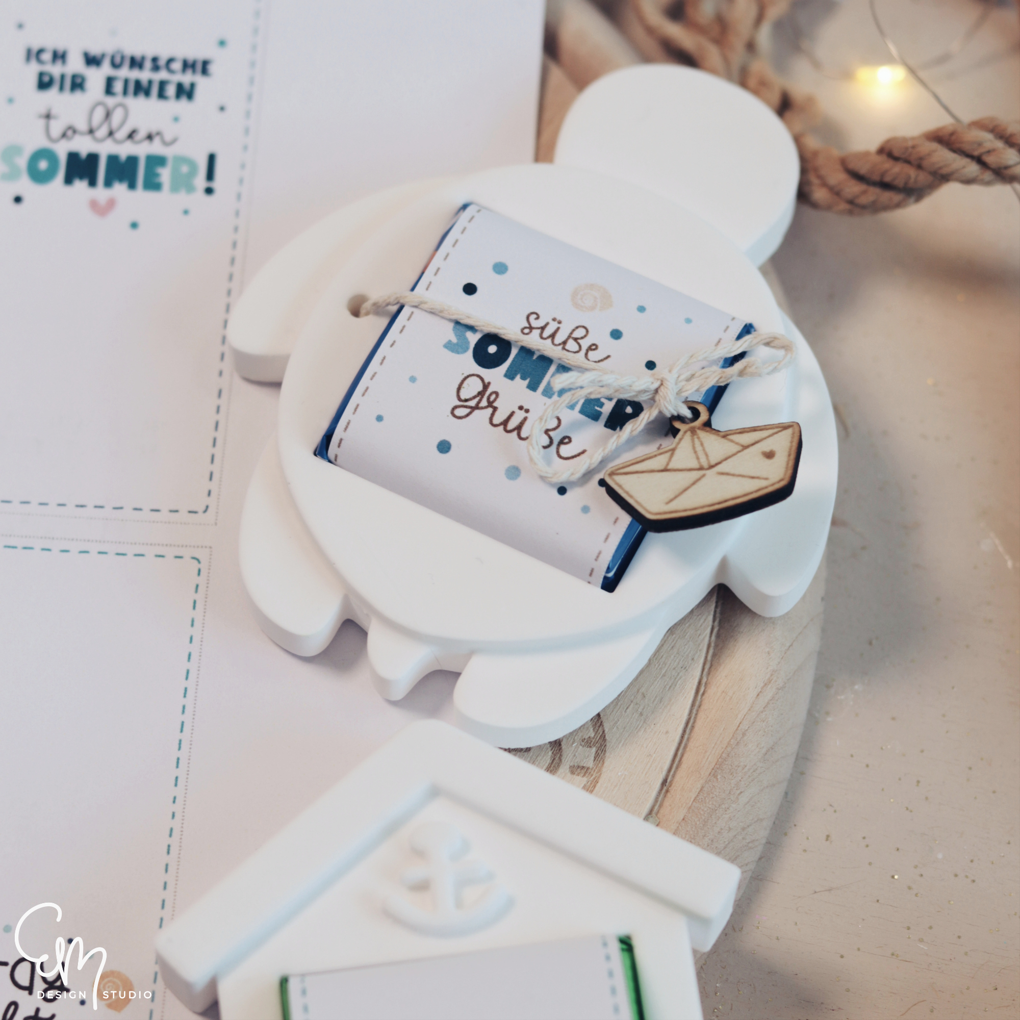 Silikonform - "Schildkröte Schoko Halter" Süße Krabbenform für eine kleine Schoko Tafel - für Geschenk