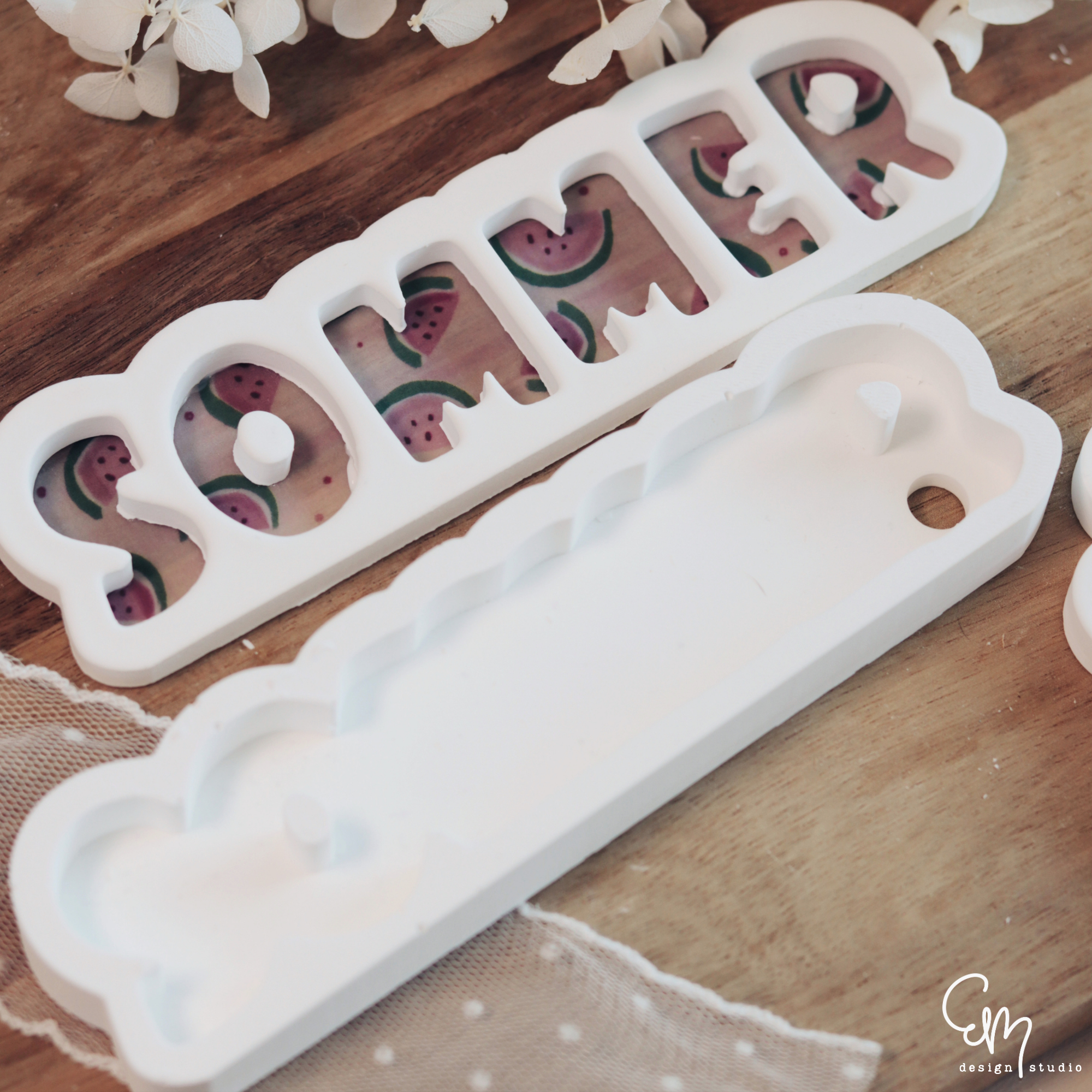 Silikonform - "Sommer" Schriftzug zum Beleuchten