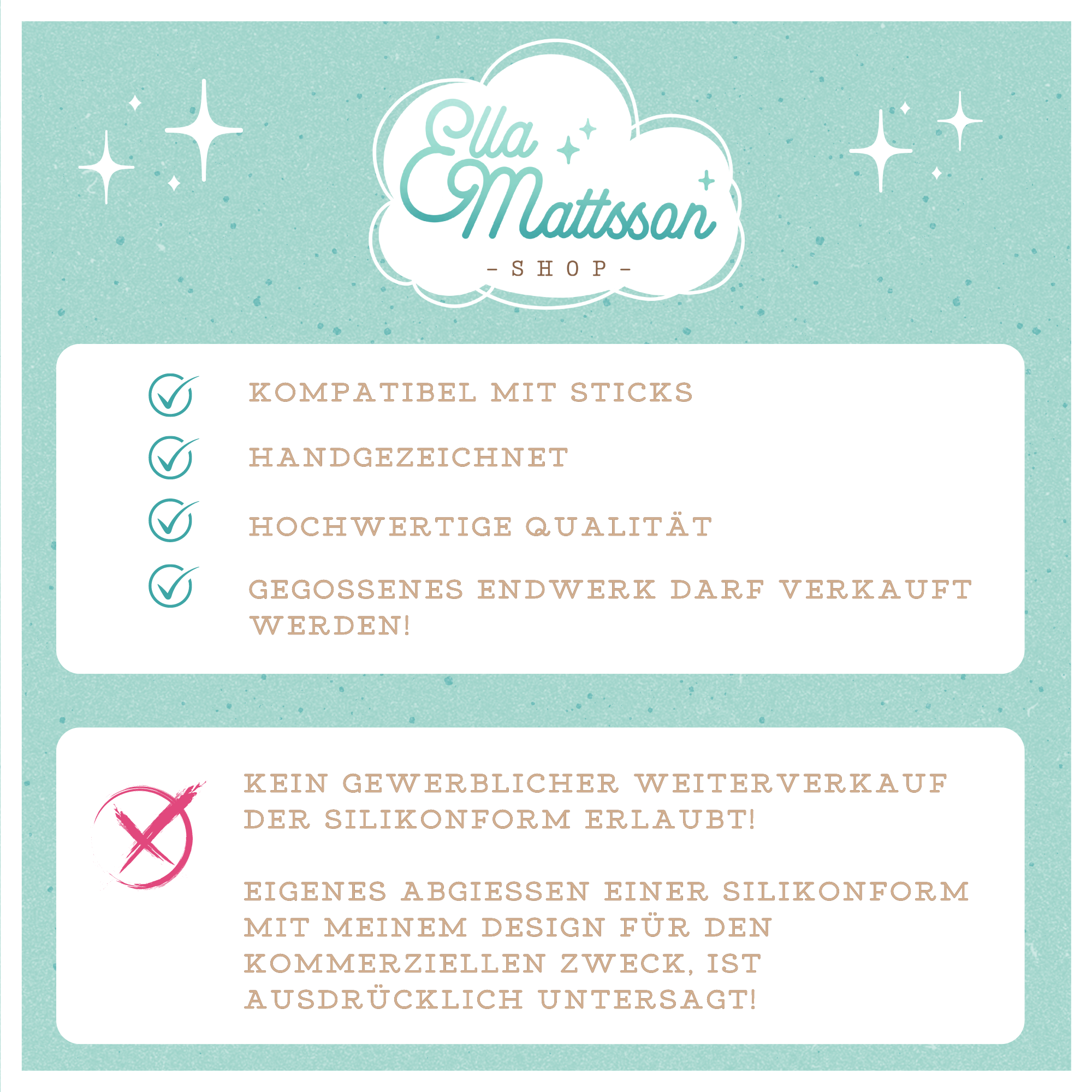 Silikonformen Set - "Benni Bärchen" - Ella Mattsson