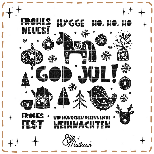 Plotterdatei Bundle - God Jul Vol. 1 - Ella Mattsson©